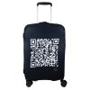 Elastický obal na kufr - QR kód - Abbara