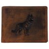 Kožená peněženka - Vlčák - hnědá