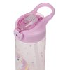 Tritanová láhev na pití s brčkem BAAGL Rainbow Unicorn, 500 ml