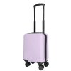 Kabinový kufr podsedadlový ABS 25L Enrico Benetti - lilac