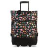 Nákupní taška na kolečkách Frida Kahlo 33 L - černá