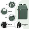 Vodeodolný cestovní batoh na notebook 15,6" Kono - zelený - 20 L