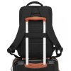 Vodeodolný cestovní batoh na notebook 15,6" Kono - černý - 20 L