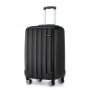 Kono cestovní kabinový kufr ABS - černý - 38L