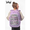 Školní 3 set - batoh, penál, sáček Baagl Core Lavender - 25 L