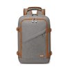 Univerzální kabinový batoh KONO BPK2531 - šedo hnědý - 20L - 25x20x40 cm