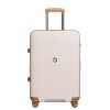 Cestovní kufr z polypropylenu Kono 114 L - béžovo-hnědý
