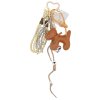 Stýlový přívěsek Trendy Bag Charm - camel