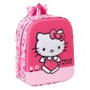 Dětský 3D mini batoh Hello Kitty Safta 6 L - růžový