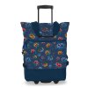 Nákupní taška na kolečkách Frida Kahlo 33 L - modrá
