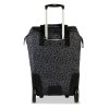 PUNTA nákupní taška na kolečkách s výsuvnou rukojetí - 40L - šedá leopardí