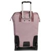 PUNTA nákupní taška na kolečkách s výsuvnou rukojetí - 40L - růžová