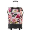 PUNTA nákupní taška na kolečkách s výsuvnou rukojetí - 40L - květinová