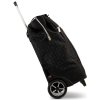 PUNTA nákupní taška na kolečkách s výsuvnou rukojetí - 40L - exkluzivní černá