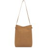Minimalistická vertikální kabelka Miss Lulu - hnědá