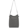 Minimalistická vertikální kabelka Miss Lulu - šedá