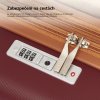 Sada 3 cestovních ABS+PC kufrů Kono 33L/57L/87L - burgundy