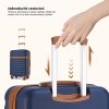 Sada 3 cestovních ABS+PC kufrů Kono 33L/57L/87L - navy