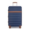 Rozšířitelný ABS+PC kufr Kono s TSA zámkem - 87L - navy