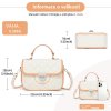 Dámská elegantní kabelka Miss Lulu - béžová