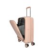 Kabinový kufr s vyklápěcí kapsou Tokyo 35x20x55 cm - 35 L - růžový