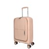 Kabinový kufr s vyklápěcí kapsou Tokyo 35x20x55 cm - 35 L - růžový