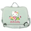 Dětský kufřík na kolečkách - odražedlo - Hello Kitty Flower - 34L