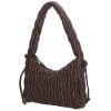 Dámska kabelka přes rameno Charm London West End - tmavě hnědá - 23x25 cm