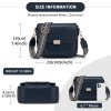 Dámská crossbody kabelka s tkaným popruhem Miss Lulu - navy