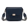 Dámská crossbody kabelka s tkaným popruhem Miss Lulu - navy