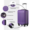 Lehký kabinový ABS+PC kufr Kono - fialový  - 33 L