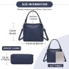 Dámská kabelka s crossbody popruhem Miss Lulu - navy