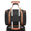 Cestovní příruční taška Kono 24 L - černo-hnědá - 40x30x20 cm