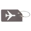 Silikonová jmenovka na kufr Worldpack - šedá