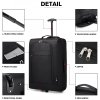 Cestovní příruční kufr na kolečkách- černý