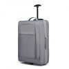 Cestovní příruční kufr na kolečkách - šedý
