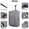Cestovní příruční kufr na kolečkách - šedý