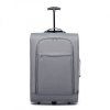 Cestovní příruční kufr na kolečkách - šedý