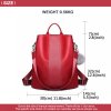 Dámský elegantní batoh Limba - burgundská červená