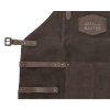 Kožená Zástěra pro milovníky grilování - Tmavě Hnědá