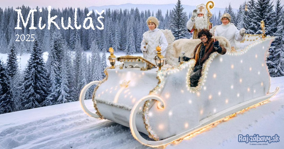 Mikuláš na saniach 2025 | RajZábavy.sk