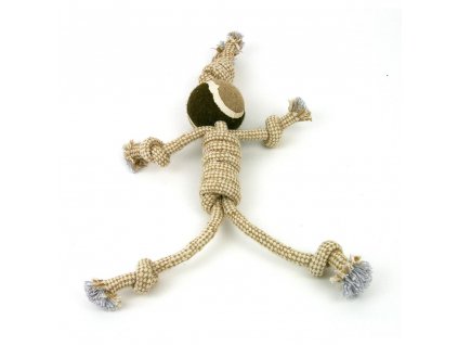 Akinu bavlnená postava NATURAL, tenisová loptička 39 cm