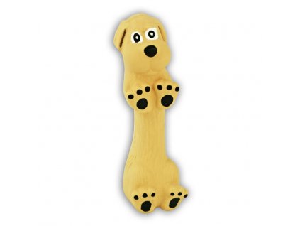 Akinu hračka pre psa latex činka pes hnedý 14 cm