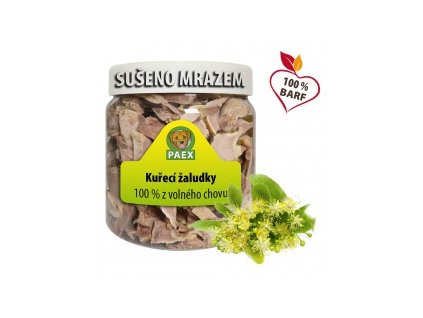 Kuřecí žaludky, mrazem sušené 60 g