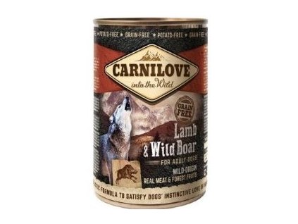 Carnilove Wild konz Meat Lamb & Wild Boar 400g