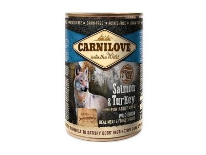 Carnilove Wild konz Meat Salmon & Turkey 400g