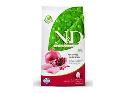 N&D GF DOG Puppy Maxi Chicken & Pomegr