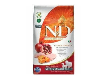 N&D Pumpkin DOG Adult M/L Chicken&Pomegranate
