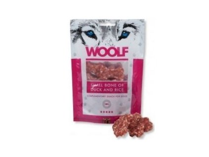 WOOLF pochoutka small bone of duck and rice 100g