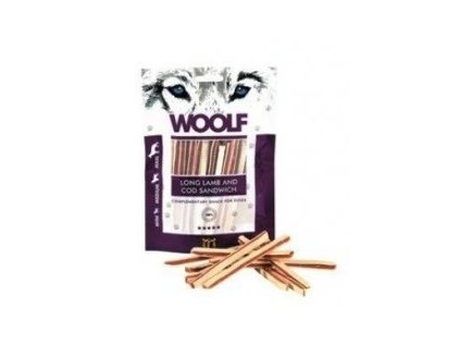 WOOLF pochoutka soft lamb and cod sandwich long 100g